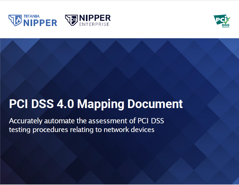 PCI DSS 4.0 Mapping Document