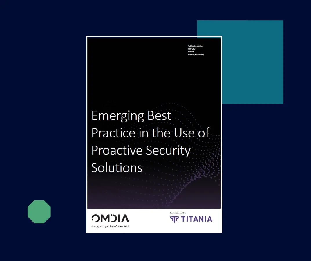 Report image: Emerging Best Practice in the Use of Proactive Security Solutons