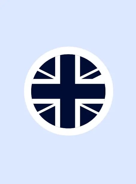 UK flag in circle
