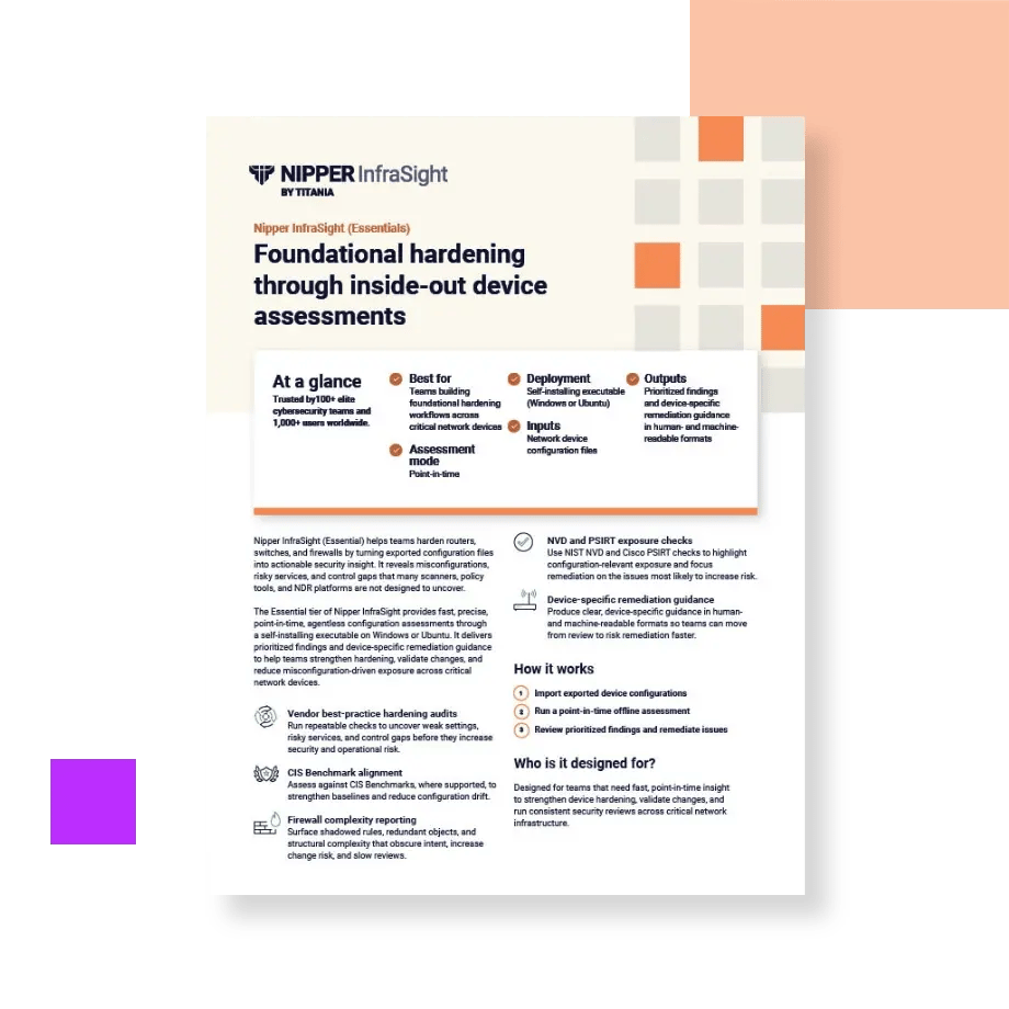 Resource: Foundational hardening through inside-out device assessments Resource: Foundational hardening through inside-out device assessments