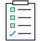 proactive assessment clipboard icon
