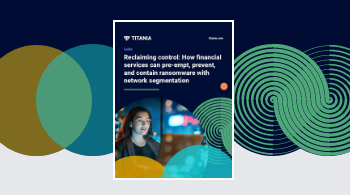 Front cover image of the financial services eGuide