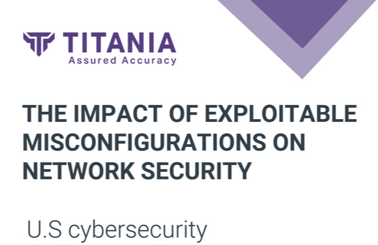 Impact of exploitable misconfigurations on network security - Infographic