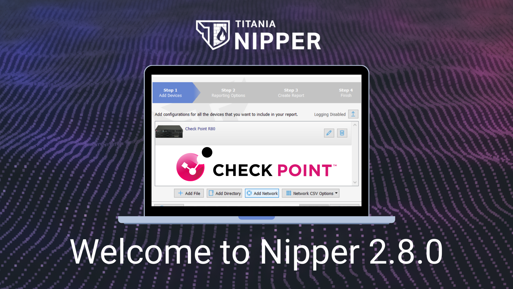 Download the latest update of Titania Nipper Version 2.8.0 with Check Point Auditing