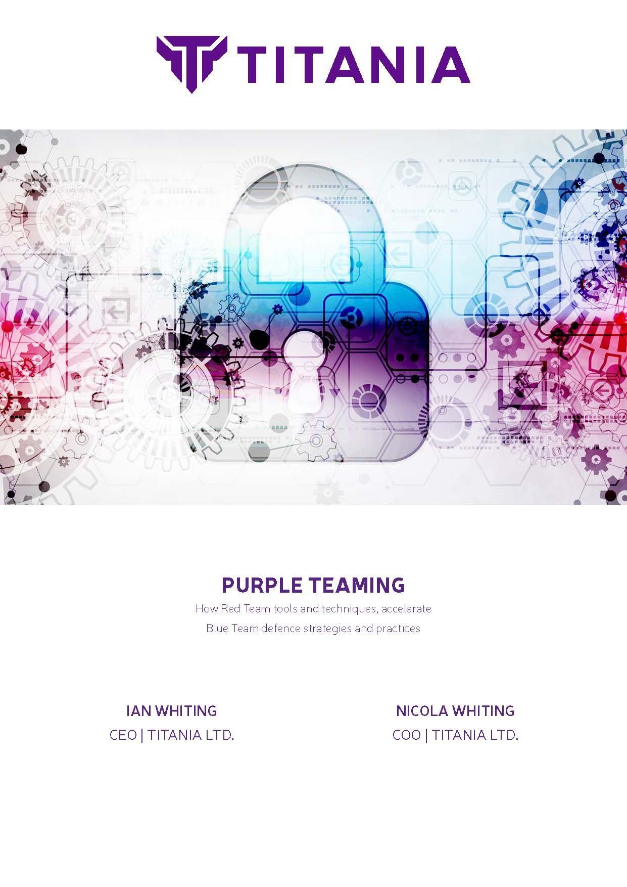 Purple Teaming Whitepaper