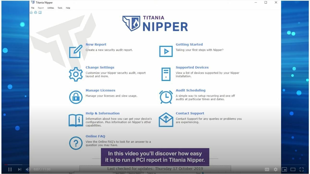 Titania Nipper - PCI DSS Audit Overview