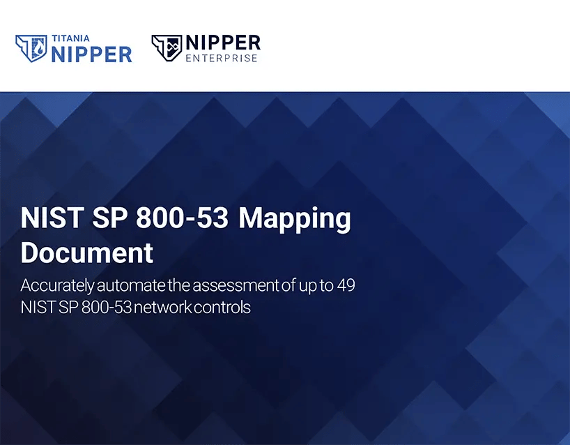 NIST SP 800-53 Mapping Document