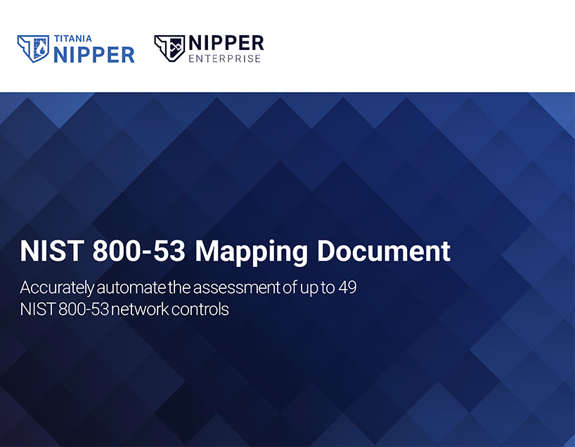 NIST 800-53 Mapping Document