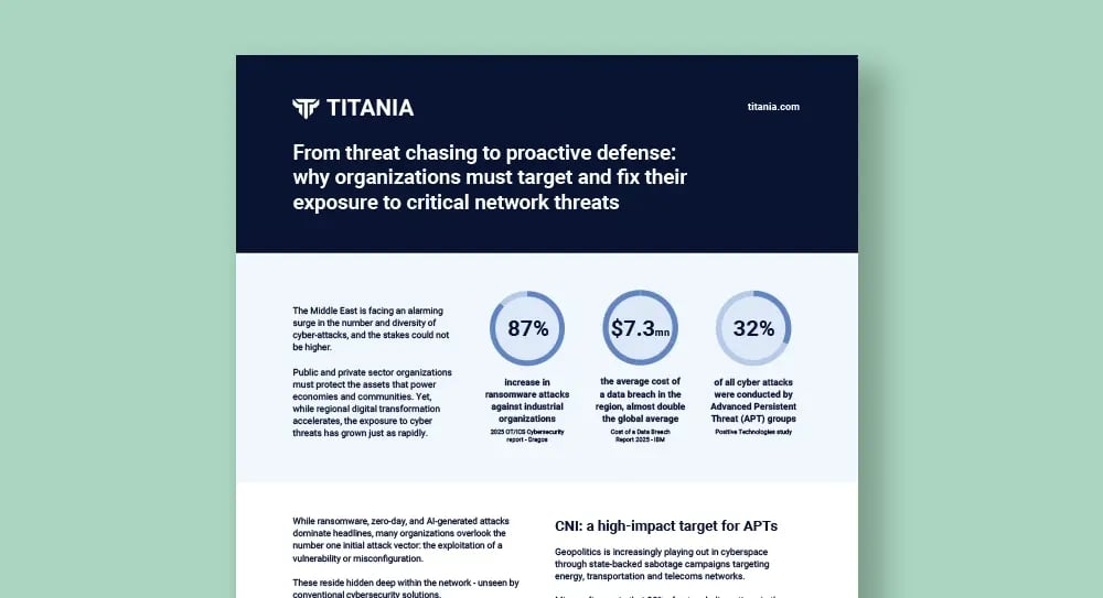 From threat chasing to proactive defense