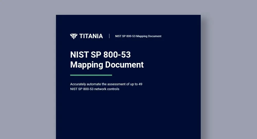 Nipper Solutions: NIST SP 800-53 Mapping Document