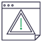 zero trust warning icon
